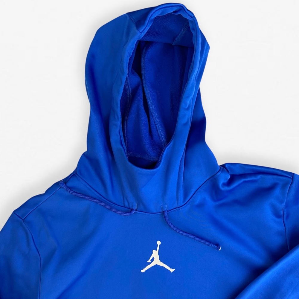 Men’s Air Jordan Vibrant Blue Hoodie with Iconic Logo M - Picture 4 of 6